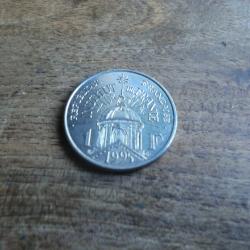 monnaie 1 francs l'instutu de france  1995