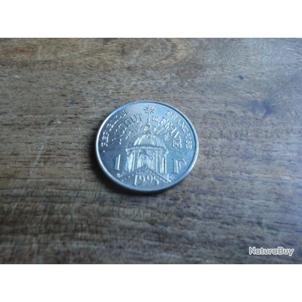 monnaie 1 francs l'instutu de france  1995