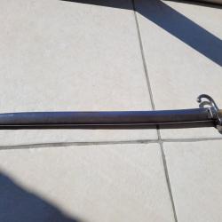 Ba&icirc;onnette Mle 1866 fusil Chassepot, avec fourreau au m&ecirc;me num&eacute;ro