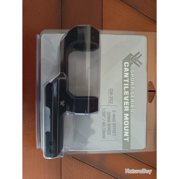 Montage monobloc cantiveler, Vortex Optics, diametre 30mm, 2?, CM 202