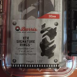 Colliers Burris XTR Signature pour Picatinny