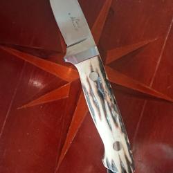 Couteau de collection artisanal. Fabrication suisse Floris by Florian B.