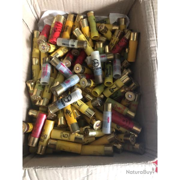 a saisir lot  de plus  5kg de cartouche ., cal 20 .tout  plombs,  , toute marque+   balles