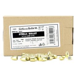1200 Ogives Sellier & Bellot 9mm 124gr FMJ - Cat B.