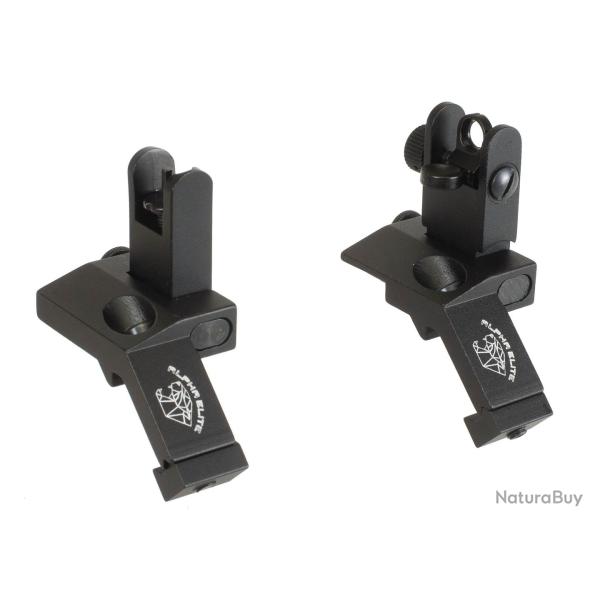 Hausse et guidon 45�? rabattable Alpha Elite