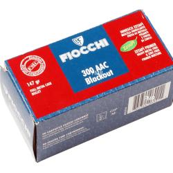 MUNITIONS Fiocchi 300 AAC Blackout 147 grains FMJ LES 200