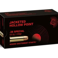 MUNITIONS GECO 38 SP 158gr JHP - LES 500
