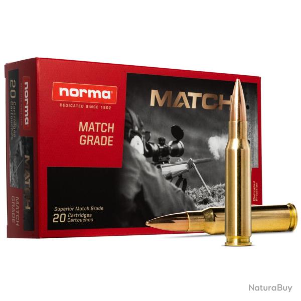 100 MUNITIONS NORMA GOLDEN TARGET MATCH 168gr 308W