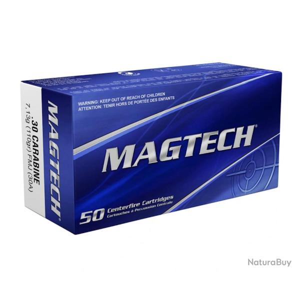 Munitions Magtech 30 Carabine 110gr FMJ - Les 200
