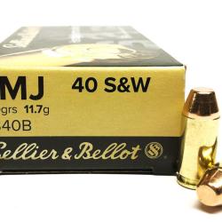 MUNITIONS SELLIER & BELLOT 40 S&W 180 gr - LES 250