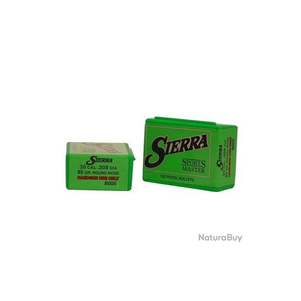 Ogives Sierra 8005 - .308 85 gr ROUND NOSE* Bo�te de 100
