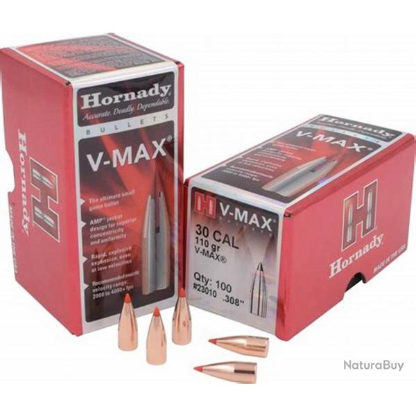 OGIVES HORNADY CAL 30 110gr V-MAX Les 200