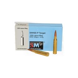 MUNITIONS SWISS P TARGET CAL 338 LAPUA MAG LES 200