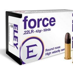 ELEY FORCE 42gr Cal 22 lr LES 350