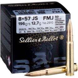 MUNITIONS SELLIER & BELLOT 8x57 JS FMJ LES 100