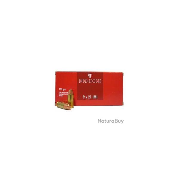 MUNITIONS FIOCCHI 9X21 123gr les 500
