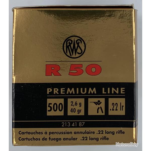 500 MUNITIONS RWS R50 .22lr 40gr / 2,59g