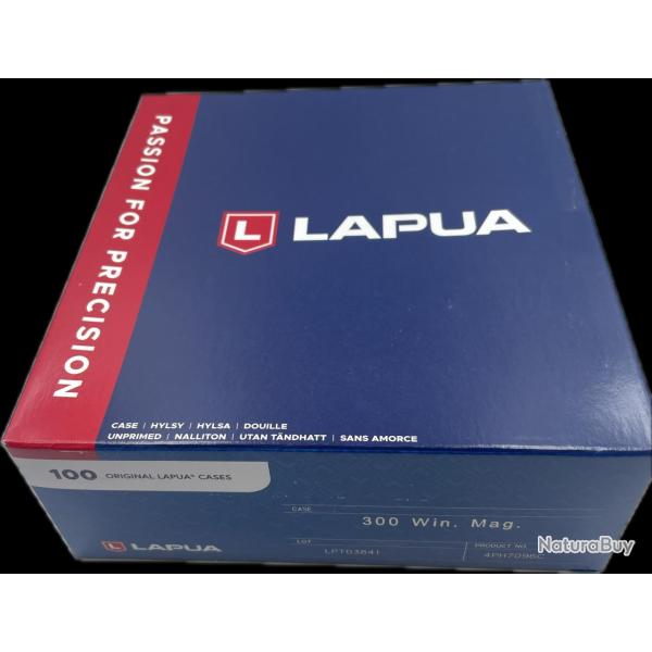 DOUILLES 300 WIN MAG LAPUA BOITE DE 100