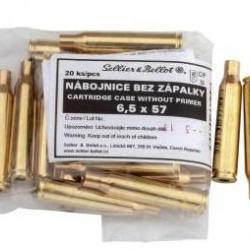 100 DOUILLES 6.5x57 SELLIER & BELLOT