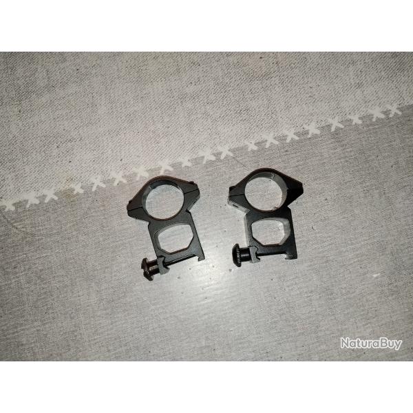 Embase de montage pour lunette 25mm