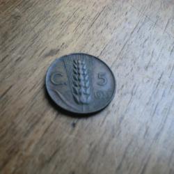 monnaie italie vittorio emanuele III  5 centisimi 1935