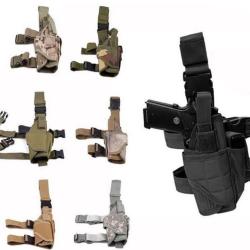 Etui Holster Tactique de Cuisse Droite pour Arme de Poing 7 Couleurs LIVRAISON GRATUITE