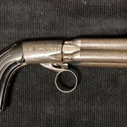 Poivri&egrave;re &agrave; 4 canons &laquo;&nbsp; Brevet&eacute; MARIETTE&nbsp;&raquo; calibre 7 mm &agrave; balle forc&eacute;e. XIX&eacute;me .