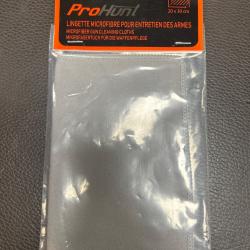 Lingette microfibre pour entretien des armes prohunt