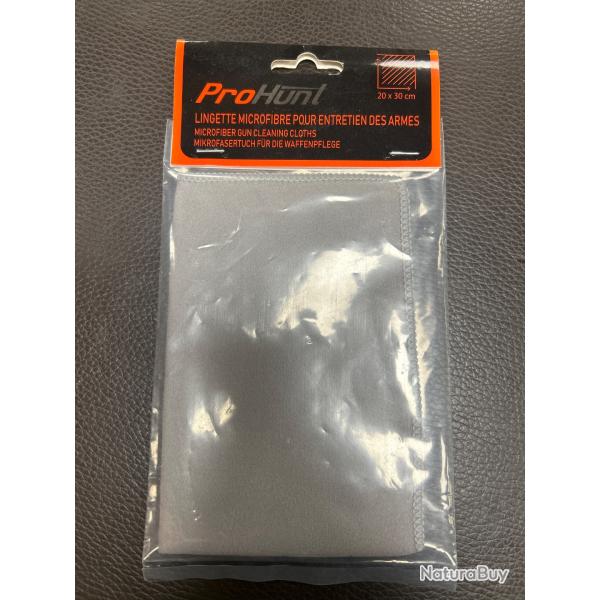 Lingette microfibre pour entretien des armes prohunt
