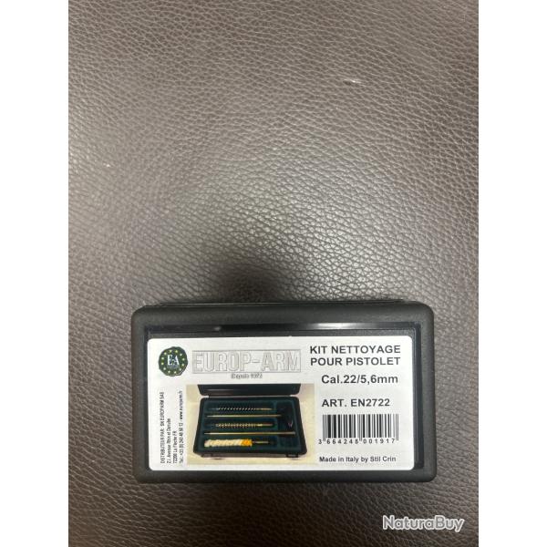 Kit de nettoyage pour pistolet Cal. 22/5,6mm