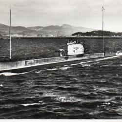 CPA - Marine de Guerre - CPA - Marine de Guerre - Sous-Marin " LAFRICAINE " 27-5-1958 -N&deg;4112