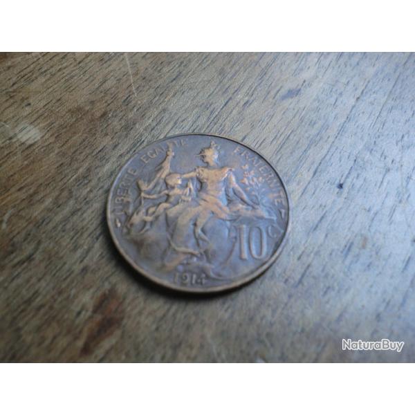monnaie 10 c dupuis  1914