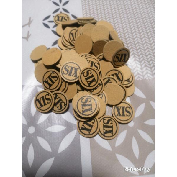 LOT 100 CARTONS DE FERMETURE NUM�RO SIX DE CALIBRE 16