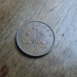 monnaie grande bretagne 2 new pence 1978