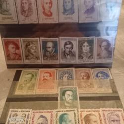 Collection de timbres fran&ccedil;ais et du monde neuf et oblit&eacute;r&eacute;s