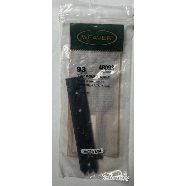 Monture de viseur WEAVER TopMount 93/48093 - Neuf sous blister - PourRemington, Savage