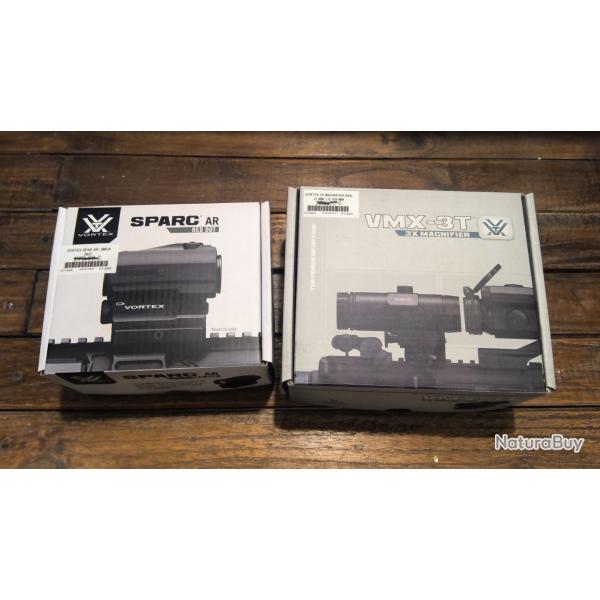 VORTEX SPARC AR Red Dot 2 MOA + Magnifier VMX-3T