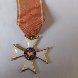 M&eacute;daille ordre de la lib&eacute;ration de la Pologne