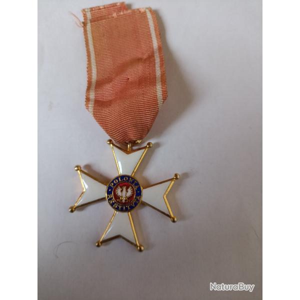 M�daille ordre de la lib�ration de la Pologne