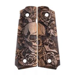 Plaquettes bois pour Taurus PT1911 Skull MBT