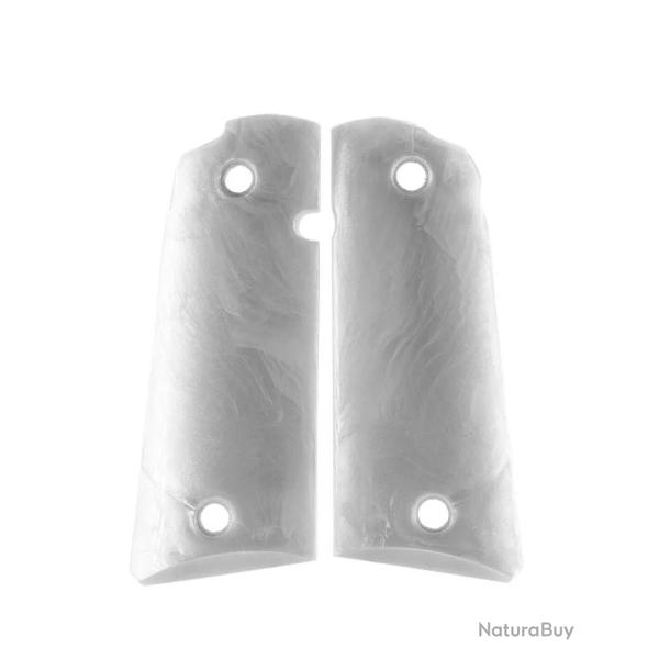 Plaquettes polymere blanches pour Taurus PT1911 MBT