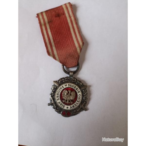 M�daille polonaise 10 ans de service