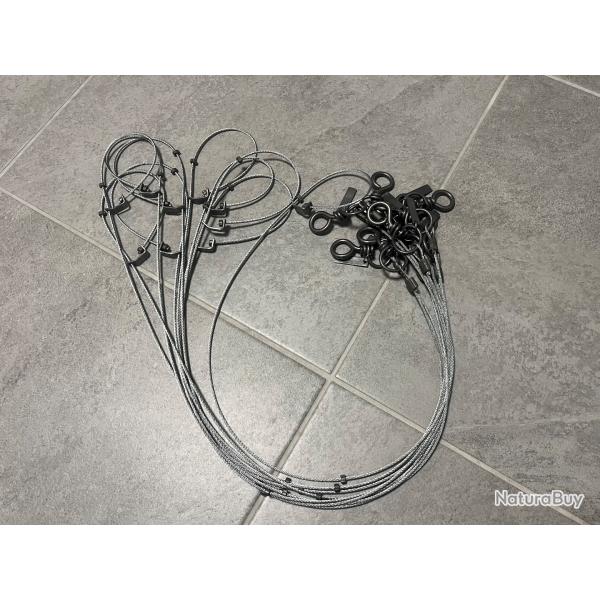 Lot de 10 collets � renard neuf