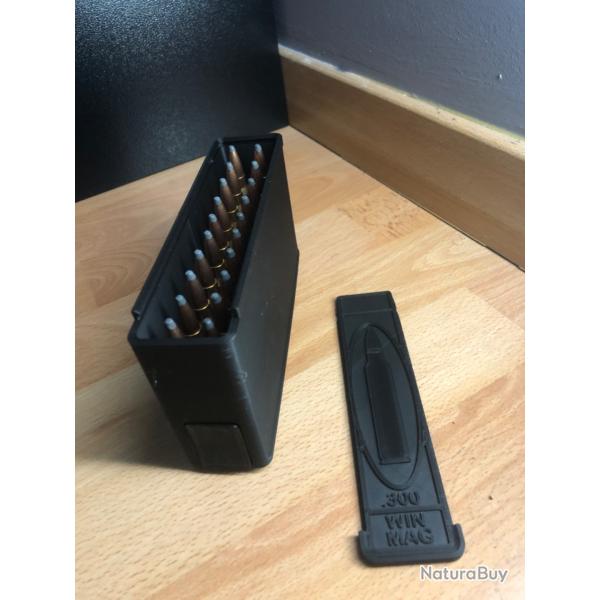 BO�TE DE RANGEMENT POUR MUNITION 300 Win Mag