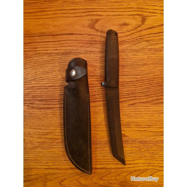 Couteau Tanto Lame fixe