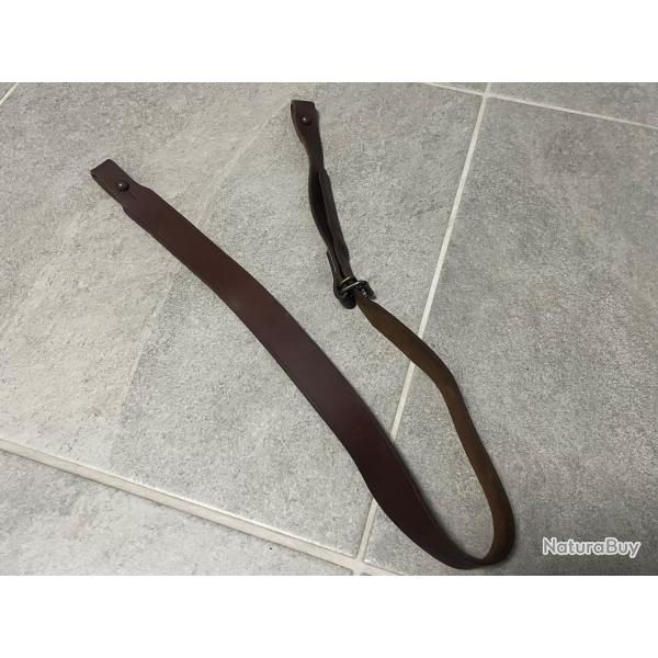 Bretelle de fusil/carabine en cuir