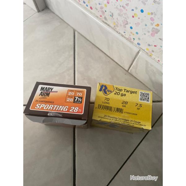 Lot de cartouches trap