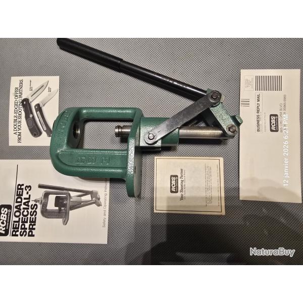 Presse RCBS de rechargement