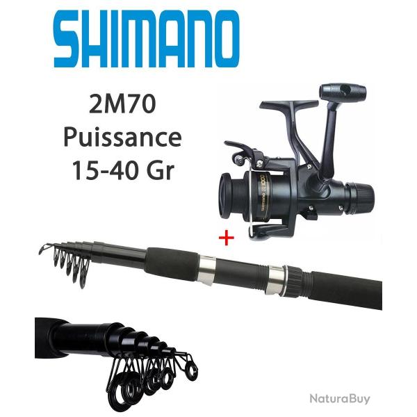 Pack Shimano Joy 270MH + Moulinet Shimano IX 2000 R