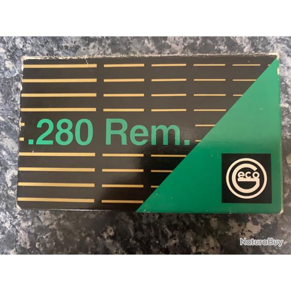 20 Munitions GECO 280RM T-MANTEL 10,7 G 165gr.